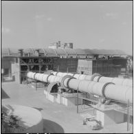 Saint-Lucien. CADO (ciments artificiels d'Oranie). Les fours.