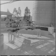 Saint-Lucien. CADO (ciments artificiels d'Oranie). Cuves de brassage.