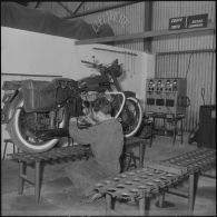 Alger. Compagnie de circulation routière n°210 (CCR 210). Atelier.