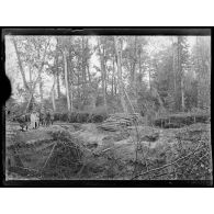 Crépy-en-Laonnois (Aisne). Deuxième emplacement des pièces allemandes qui tiraient sur Paris. [légende d'origine]