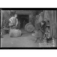 Jonchery sur Vesle. Marne. Cellier. [légende d'origine]