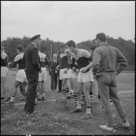 Maison Carrée. Finale d'Afrique du Nord (AFN) de rugby à quinze. Mi-temps.