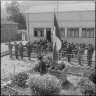 Cérémonie aux couleurs.