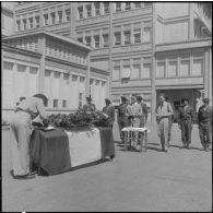 Messe à la mémoire du chasseur-alpin Ricol et remise de décoration à titre posthume.