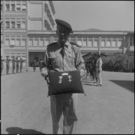 Messe à la mémoire du chasseur-alpin Ricol et remise de décoration à titre posthume.