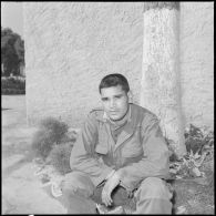 Portrait d'un adjudant.