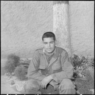 Portrait d'un adjudant.