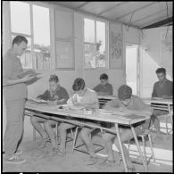 Après l'atelier, le cours de français.