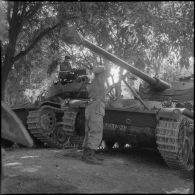 Nettoyage des chars.