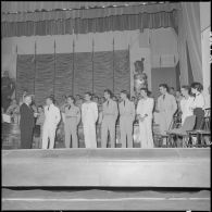 Finale de télé-Bled. L'équipe de la Marine et de l'Aviation.