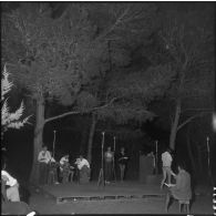 Différentes phases de la répétition du  conte : mille et Une Nuits.