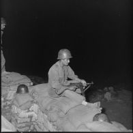 Un soldat à son poste.