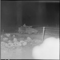 Half-track en patrouille.