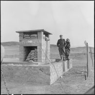 Le "blockhaus", qui se trouve sur la piste tactique en bordure du réseau.