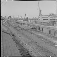 Changement des rails.