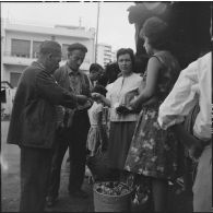 Scène de rue à Alger.