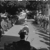 Allocution d'un lieutenant-colonel.