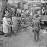 Les halles centrales d'Alger.