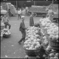 Les halles centrales d'Alger.