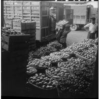 Les halles centrales d'Alger.