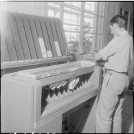 Atelier d'exploitation et différentes machines. Tri d'un fichier par le trieur.