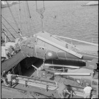 Phase finale de l'embarquement.