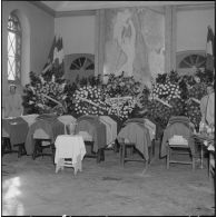 La chapelle ardente.