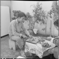 Centre de regroupement de Staouéli. Logements sociaux.