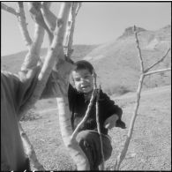 Section administrative spécialisée (SAS) d'Akourma. Portrait d'un enfant qui s'appelle Mahjoub.