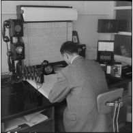 Alger. SNCFA. Poste de régulation n°2 pour l'est algérois.