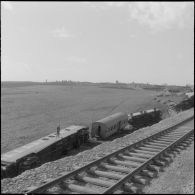 Sabotage de la ligne de chemin de fer Alger-Oran.