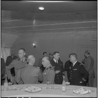 La Reghaïa. Pot donné à l'issue de la cérémonie du 11 Novembre 1961.