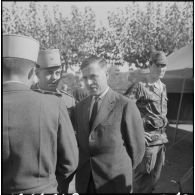 Cherchell. Visite de Raymond Triboulet.