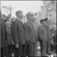 Cherchell. Raymond Triboulet pendant la cérémonie.