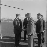 Cherchell. Visite de Raymond Triboulet.