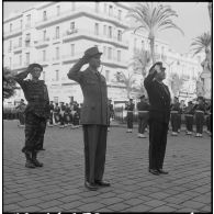 Bône. Cérémonie du 11 novembre 1961.