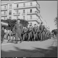 Bône. Cérémonie du 11 novembre 1961. Défilé de la Légion.
