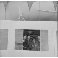 Alger. Départ du lieutenant Staehling, du maréchal des logis Botras et du maréchal des logis-chef madame Roussarie (ou Roussary).