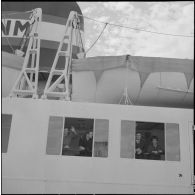 Alger. Départ du lieutenant Staehling, du maréchal des logis Botras et du maréchal des logis-chef madame Roussarie (ou Roussary).