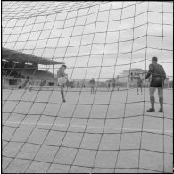 Stade de Saint Eugène. Finale de la coupe Alger-Sahel de football. Le match.