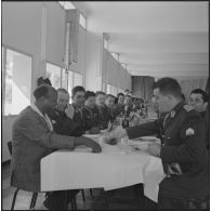 Maison Carrée. Saint Eloi. Banquet à l'Etablissement régional du matériel (ERM).