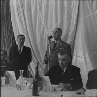 Maison Carrée. Saint Eloi. Banquet à l'Etablissement régional du matériel (ERM). Discours du colonel Coquema.