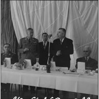 Maison Carrée. Saint Eloi. Banquet à l'Etablissement régional du matériel (ERM). Discours d'une autorité.