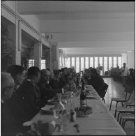 Maison Carrée. Saint Eloi. Banquet à l'Etablissement régional du matériel (ERM).