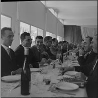 Maison Carrée. Saint Eloi. Banquet à l'Etablissement régional du matériel (ERM).