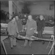 Algérie. La Saint Eloi fêtée par les gendarmes. Méchoui.