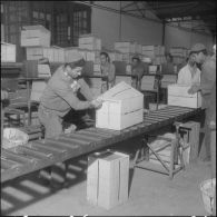 Les Vergers d'Oued-Fodda. Conditionnement des oranges.