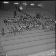 Orléansville. Centre éducatif Albert Camus. Théâtre couvert de style moderne.