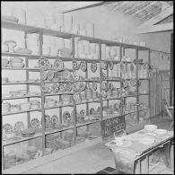 Atelier de céramique. Ensemble des poteries "Artisanats Rio Salado".