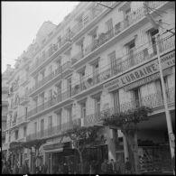 Alger. Deuxième anniversaire de la semaine des barricades. Ambiance algéroise pendant cette journée.